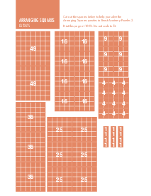 Arranging Squares Cutouts:  Thumbnail