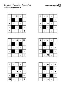 Cross Number Puzzles: p. 95-97 Thumbnail