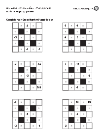 Cross-Number Puzzles: p. 60-61 Thumbnail