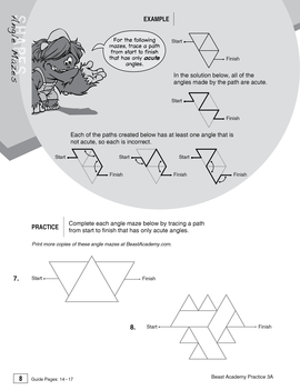 3A Practice Preview - Angle Mazes