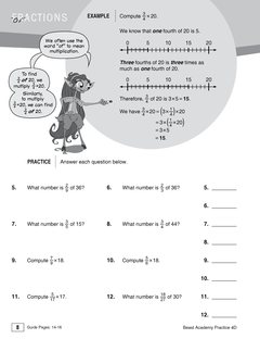 4D Practice Preview - Fractions