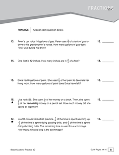 4D Practice Preview - Fractions