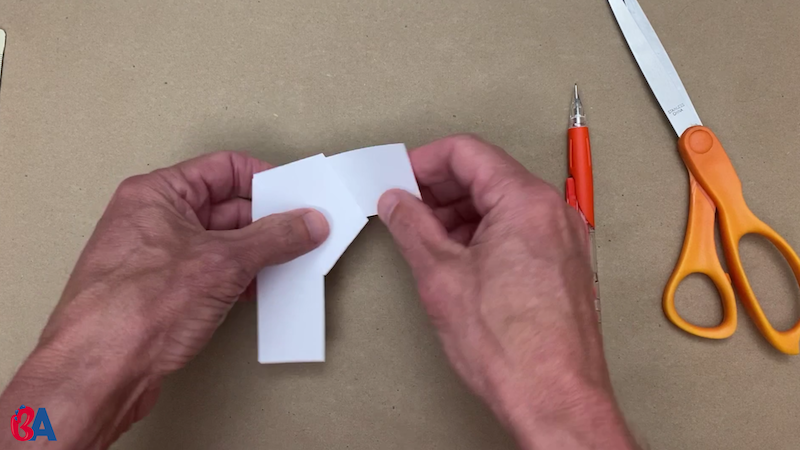 Flattening the paper knot