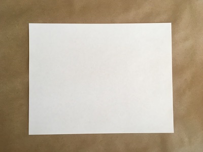 blank piece of paper